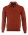 Gant Superfijne Lamswol Half-Zip Trui Iron Red