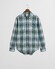 Gant Tartan Check Poplin Overhemd Deep Forest Green