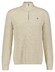 Gant Textured Cotton Half Zip Pullover Cream