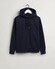Gant Tonal Archive Shield Hoodie Pullover Evening Blue