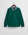 Gant Uni Color Chambray Heavy Rugger Twill Collar Pullover Deep Forest Green