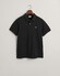 Gant Uni Color Cotton Archive Shield Embroidery Polo Zwart