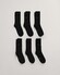 Gant Uni Color Soft Cotton Socks 6Pack Socks Black