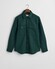 Gant Uni Color Wool Blend Double Chest Pocket Overshirt Tartan Green