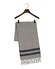 Gant Woven Striped Merino Wool Sjaal Grijs Melange