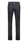 Gardeur Bill-3 Check Pattern Soft Touch Broek Anthracite