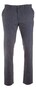 Gardeur Bono Flat-Front Wool Look Soft Feel Easy Care Business Hero Broek Midden Blauw