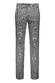 Gardeur Bono Wool Look Cotton Blend Check Soft Touch Broek Licht Grijs