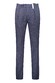 Gardeur Tolino Criss-Cross Texture Cotton Linnen Blend Broek Marine