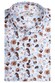 Giordano Allover Sea Life Pattern Overhemd Lichtblauw-Bruin