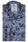 Giordano Bologna Herrinbone Subtle Animal Pattern Overhemd Blauw