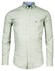 Giordano Brando Two Tone Fabric Overhemd Groen