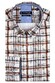 Giordano Brushed Flower Check Ivy Button Down Shirt Off White