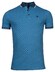 Giordano Coral Contrast Solid Color Piqué Polo Navy