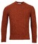 Giordano Crew Neck Fantasy Cable Knit Wool Blend With Cashmere Pullover Brique