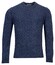Giordano Crew Neck Fantasy Cable Knit Wool Blend With Cashmere Pullover Indigo
