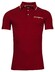 Giordano Dave Piqué Solid Subtle Texture Polo Wijnrood
