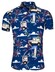 Giordano Fantasy Safari Pattern Overhemd Navy-Multi