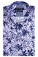 Giordano Fine Check Plants Pattern League Button Down Shirt Lilac-Navy