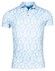 Giordano Formentini Dynamic Flex Feather Pattern Polo Licht Blauw