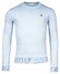 Giordano Garment Dyed Crew Neck Loop Back Sweat Pullover Light Blue