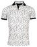 Giordano Genardi Piqué Fantasy Wave Lines Polo Optical White