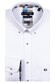 Giordano Ivy Button Down Fine Plain Twill Subtle Block Check Contrast Overhemd Optical White