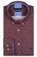 Giordano Ivy Casual Button Down Stretched Dots Pattern Overhemd Rood