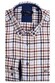 Giordano Ivy Classic Multicolor Check Shirt Light Blue-Brown