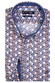 Giordano Ivy Colorful Pattern Overhemd Donker Bruin
