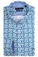 Giordano Ivy Fantasy Geometric Pattern Overhemd Groen-Blauw