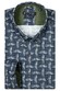 Giordano Ivy Fantasy Woven Check Overhemd Donkergroen-Navy