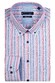 Giordano Ivy Fine Multicolor Stripes Shirt Red-Blue