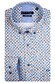 Giordano Ivy Gradient Geometric Pattern Overhemd Geel-Blauw