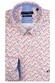 Giordano Ivy Multi Diagonal Pattern Overhemd Rood-Blauw