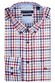 Giordano Ivy Multi Mini Check Overhemd Rood-Blauw