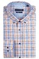 Giordano Ivy Small Multicolor Check Overhemd Oranje-Blauw