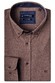 Giordano Kennedy Button Down Solid Twill Overhemd Donker Bruin