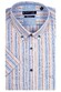 Giordano League Multicolor Stripes Overhemd Oranje-Blauw