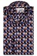 Giordano Maggiore 3D Squares Pattern Overhemd Navy
