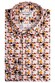 Giordano Maggiore Abstract Geometric Pattern Overhemd Rood-Multi