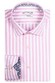 Giordano Maggiore Classic Stripe Overhemd Zacht Roze