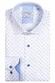 Giordano Maggiore Minimal Diagonal Pattern Overhemd Optical White-Blue