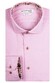 Giordano Maggiore Semi Cutaway Plain Twill Contrast Fabric Shirt Pink