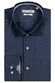 Giordano Maggiore Semi Cutaway Two-Tone Twill Shirt Denim Blue