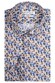 Giordano Maggiore Small Flower Pattern Overhemd Navy-Bruin