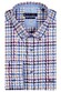 Giordano Multi Check Ivy Button Down Overhemd Paars-Blauw-Taupe