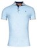 Giordano Multicontrast Uni Color Piqué Solid Micro Texture Polo Blauw