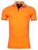 Giordano Nico Signature Uni Piqué Cotton Solid Poloshirt Fine Orange