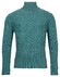 Giordano Roll Neck Fantasy Cable Knit Wool Blend With Cashmere Pullover Green